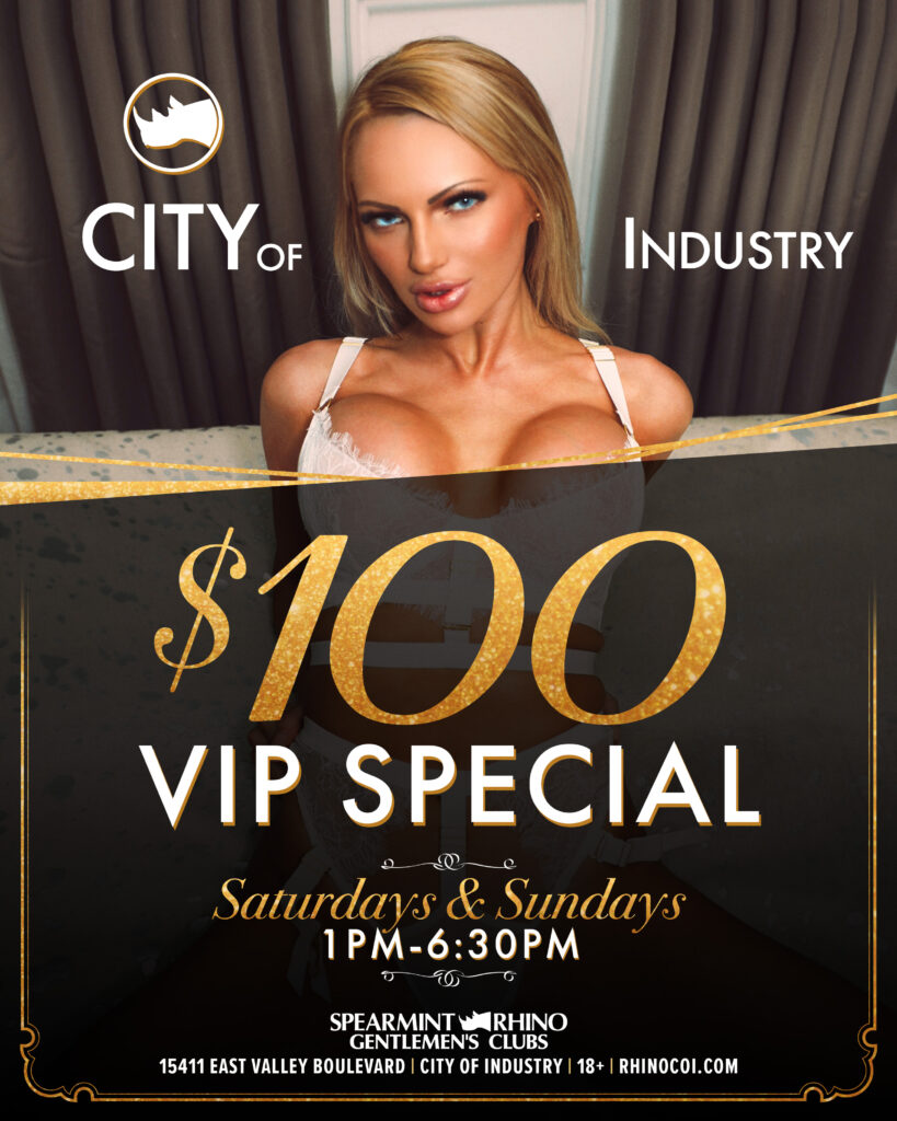 VIP SPECIAL Spearmint Rhino City of Industry